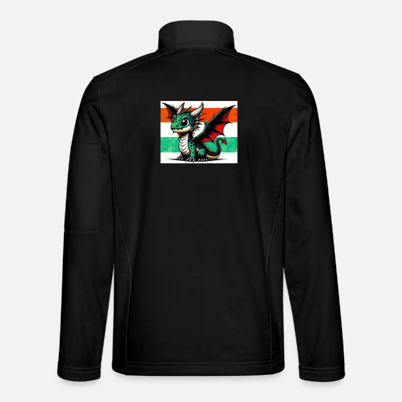 dragon - Unisex Softshell Jacket - black