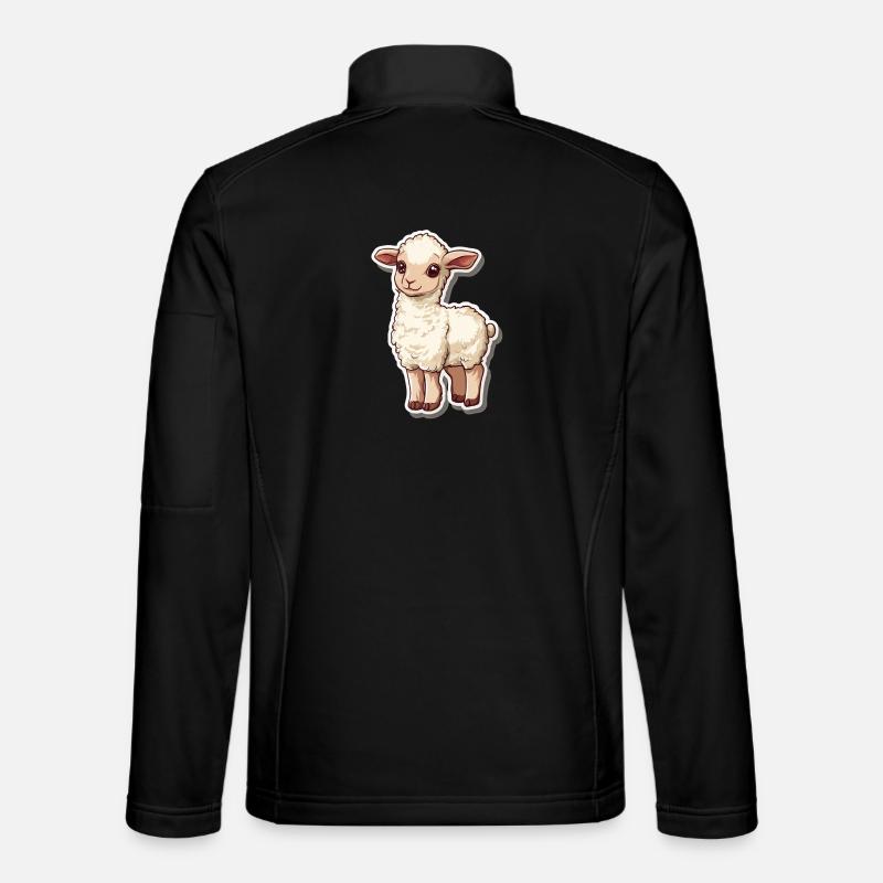 Schaf - Unisex Softshelljacke - Schwarz