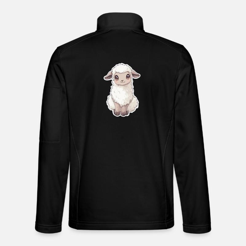 Schaf - Unisex Softshelljacke - Schwarz