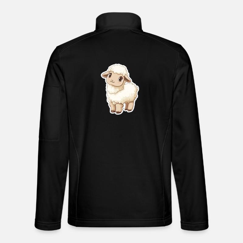 Schaf - Unisex Softshelljacke - Schwarz