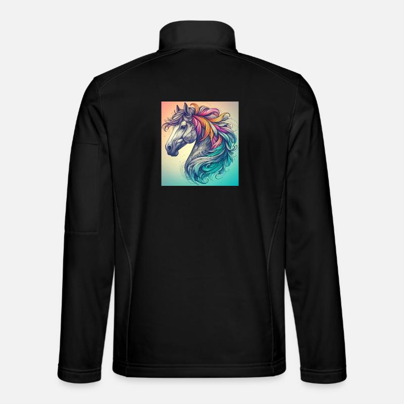 horse Unisex Softshell Jacket
