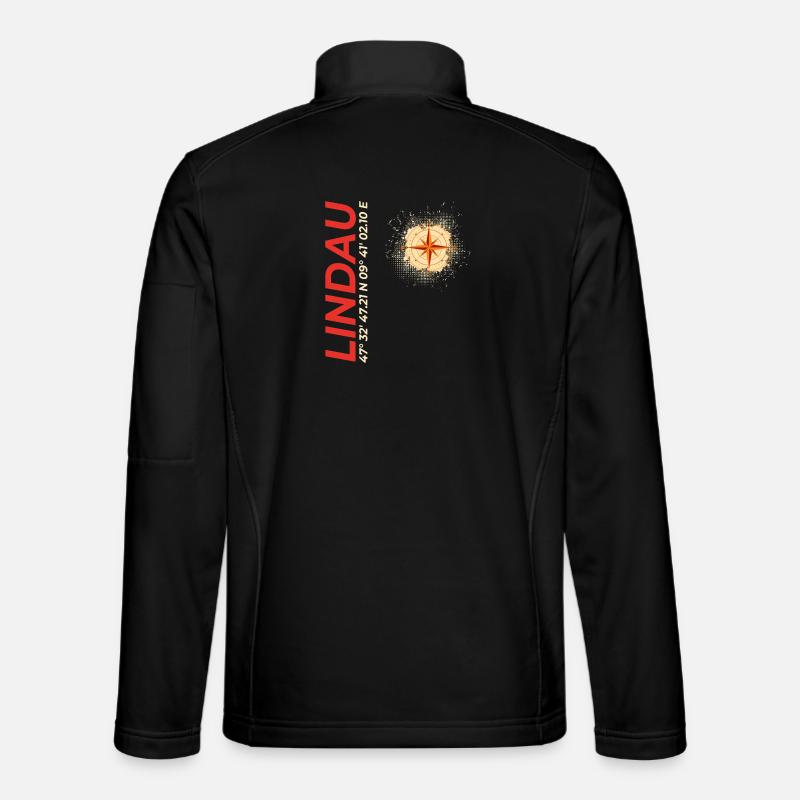 Lindau - Unisex Softshelljacke - Schwarz