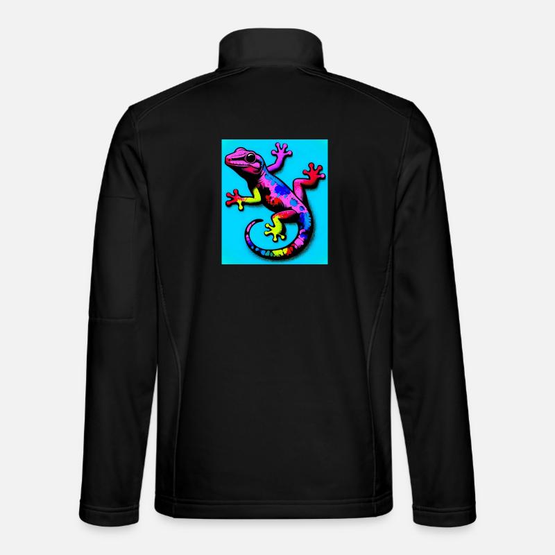 Gecko - Unisex Softshell Jacket - black