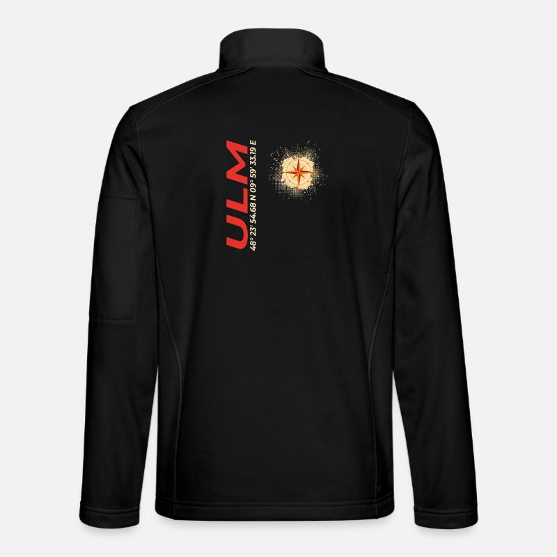 Ulm - Unisex Softshelljacke - Schwarz