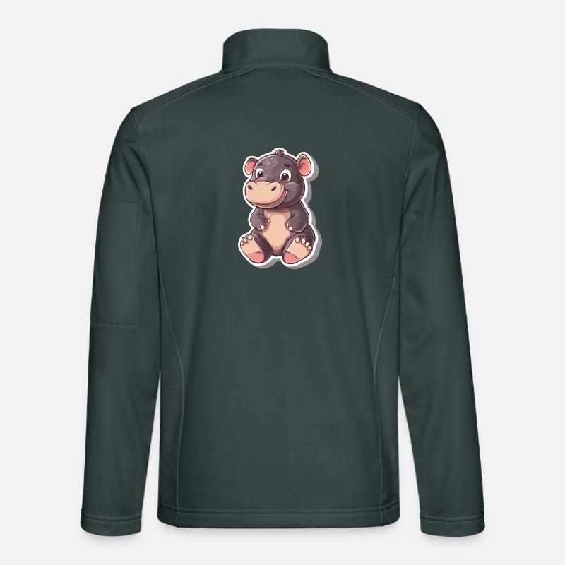 Nilpferd Unisex Softshelljacke