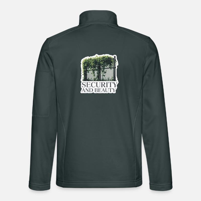 Conception de clôture de jardin surveillée Veste en tissu softshell Unisexe