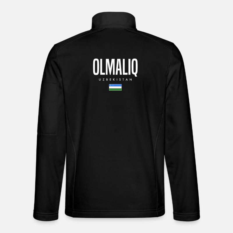 Olmaliq Uzbekistan - Unisex Softshell Jacket - black