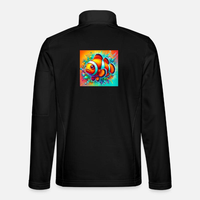 Clownfish - Unisex Softshell Jacket - black