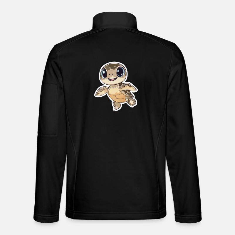 Schildkröte - Unisex Softshelljacke - Schwarz