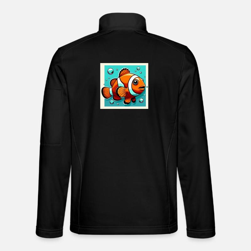 Clownfisch Unisex Softshelljacke
