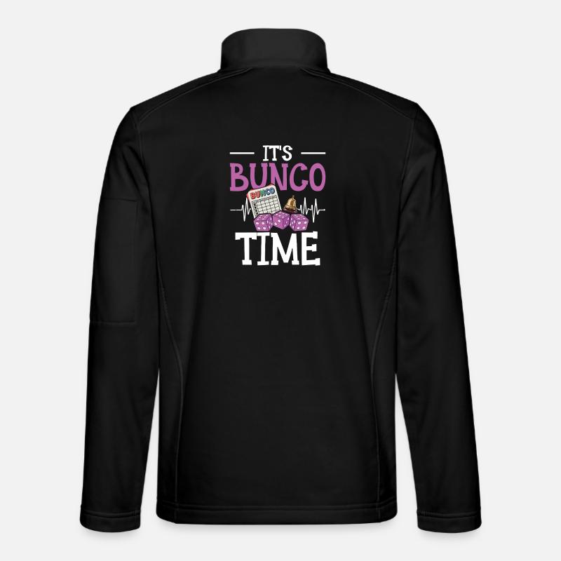 Bunco Players Play Bunco Gift - Unisex Softshell Jacket - black