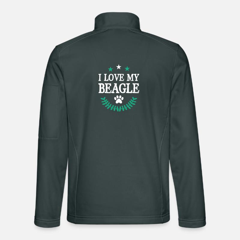 J’adore mon Beagle Veste en tissu softshell Unisexe
