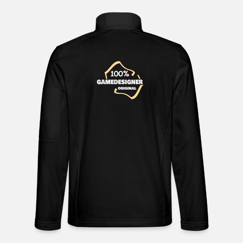 Beruf Gamedesigner - Unisex Softshelljacke - Schwarz