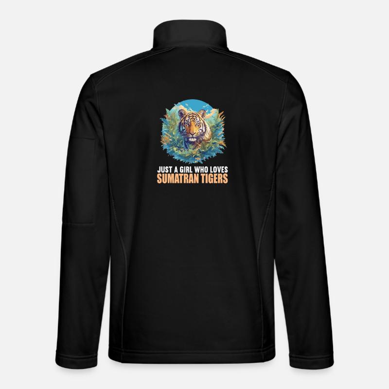 Sumatran tiger - Unisex Softshell Jacket - black