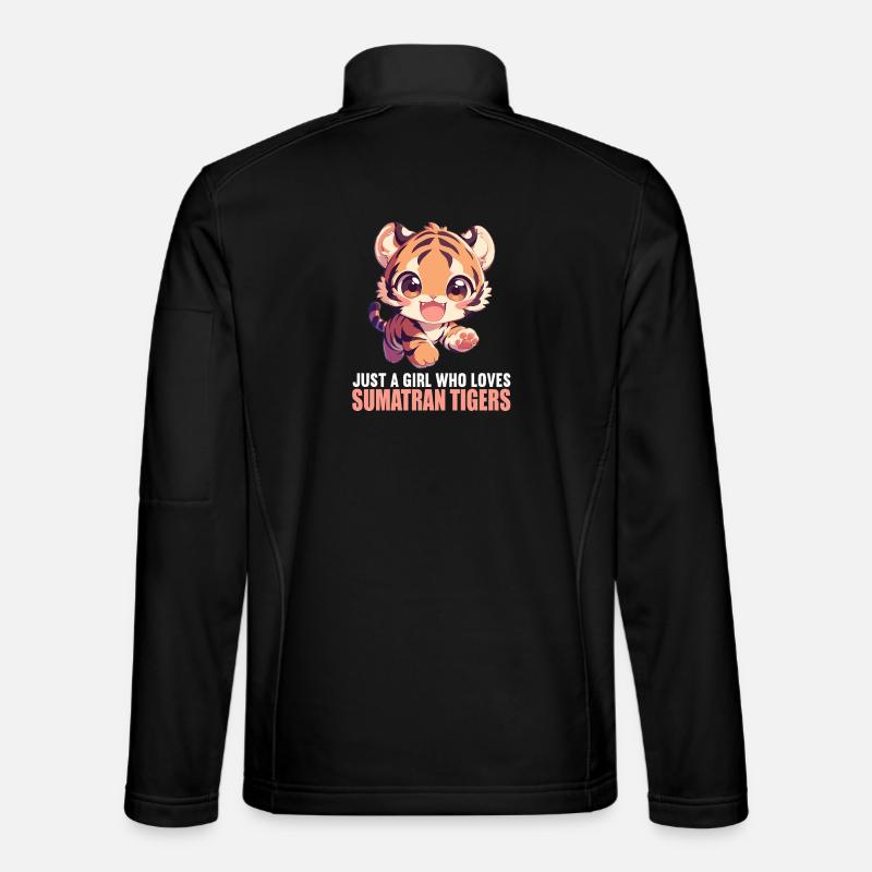 Sumatran tiger - Unisex Softshell Jacket - black