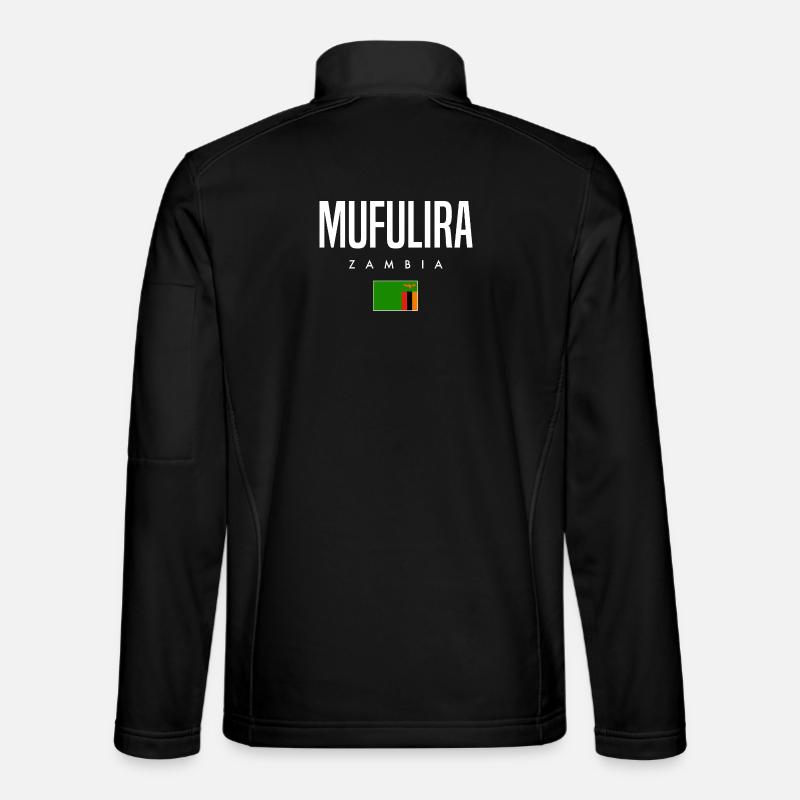 Mufulira Sambia - Unisex Softshelljacke - Schwarz