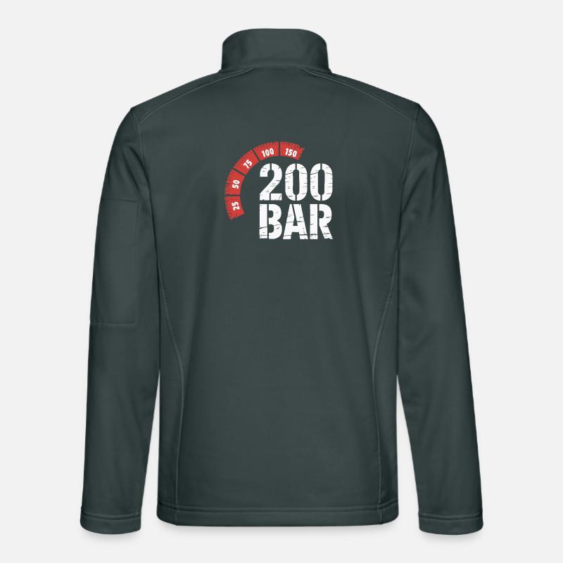 200 Bar Diver Design – Diving Scuba Diving Unisex Softshell Jacket