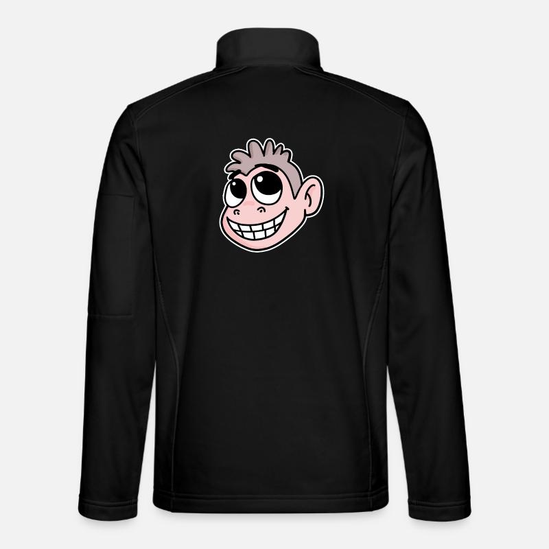 Funny Monkey Head - Unisex Softshell Jacket - black