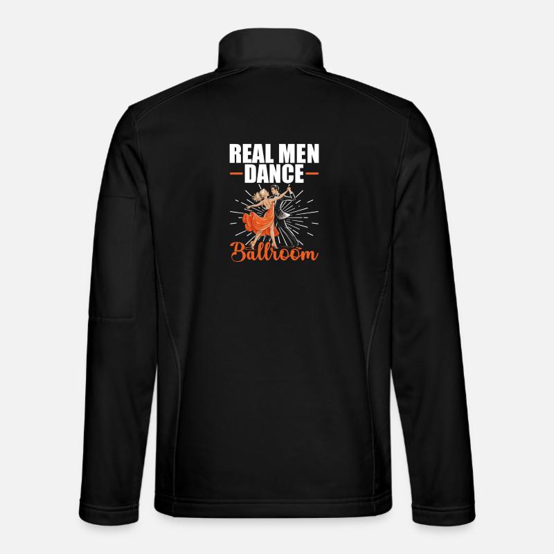Echte Männer Tanzen Gesellschaftstanz Ballroom - Unisex Softshelljacke - Schwarz