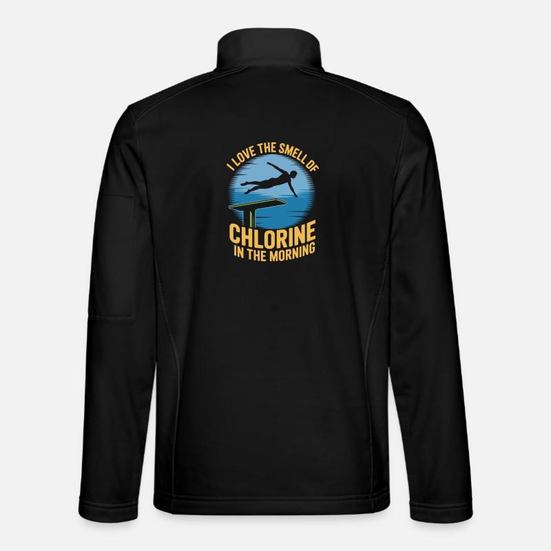Diving diving board - Unisex Softshell Jacket - black