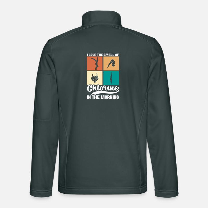 Diving diving board Unisex Softshell Jacket
