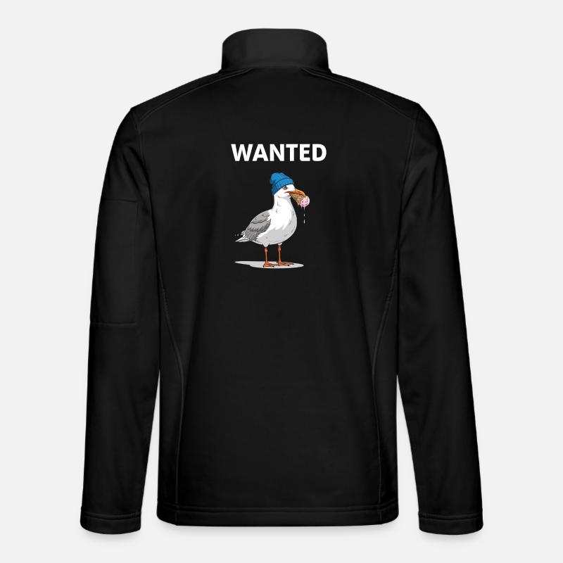 Gesucht Möwe Eiscreme Abenteuer - Veste en tissu softshell Unisexe - noir