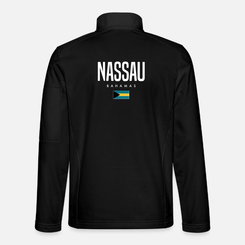 Nassau Bahamas - Unisex Softshell Jacket - black