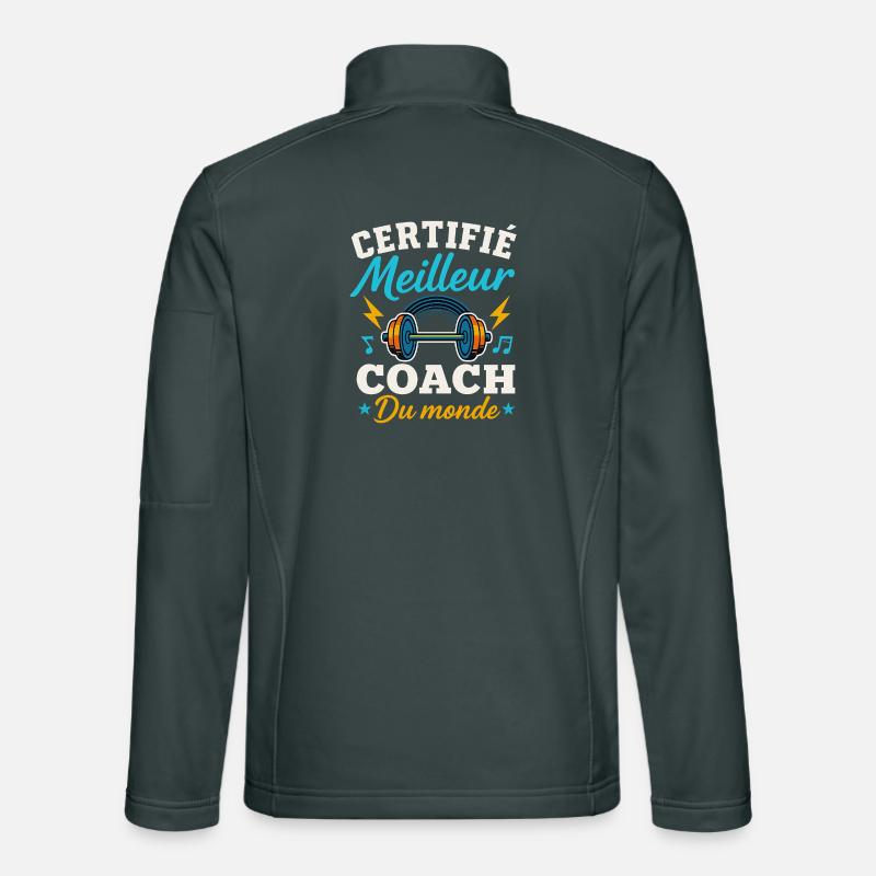 Zertifiziert als bester Coach der Welt Unisex Softshelljacke