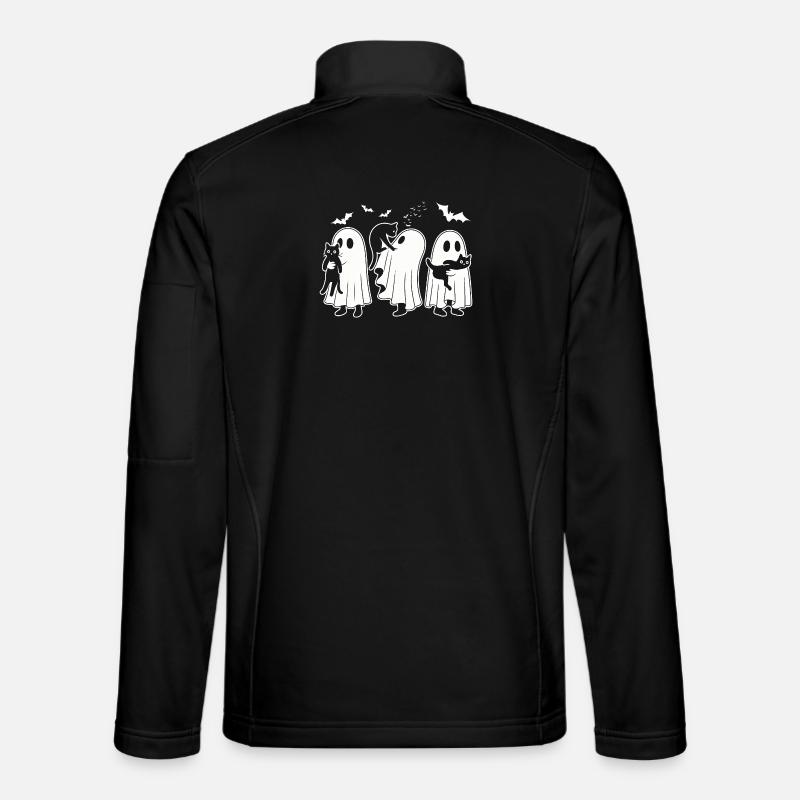 Halloween Cat Lovers  - Unisex Softshelljacke - Schwarz