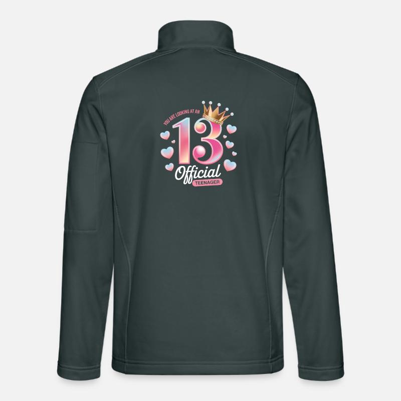 Cadeau d'anniversaire pour adolescent de 13 ans Veste en tissu softshell Unisexe