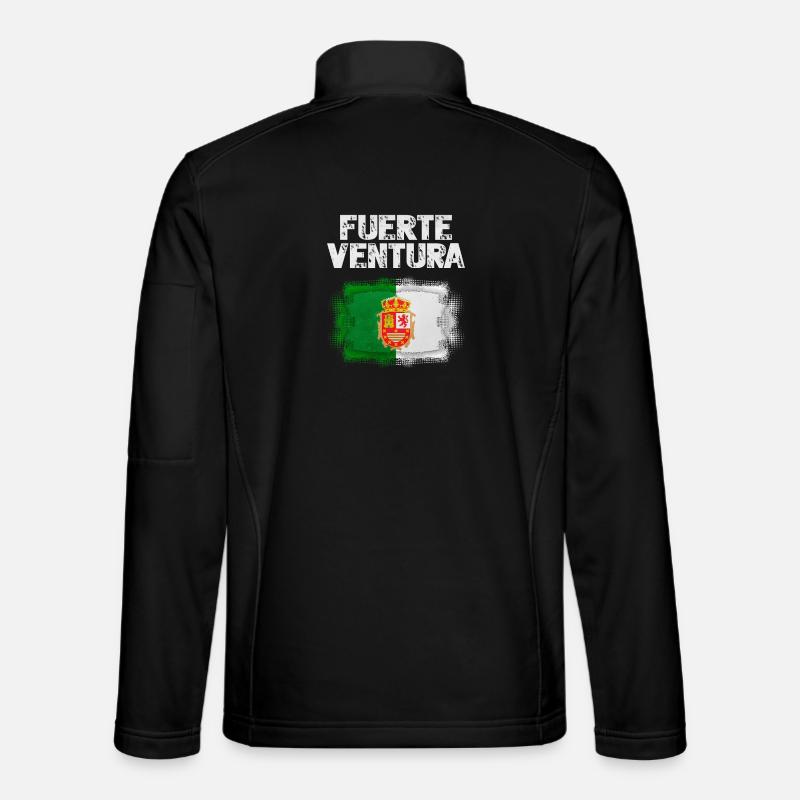 Fuerteventura Nationalstolz - Unisex Softshelljacke - Schwarz