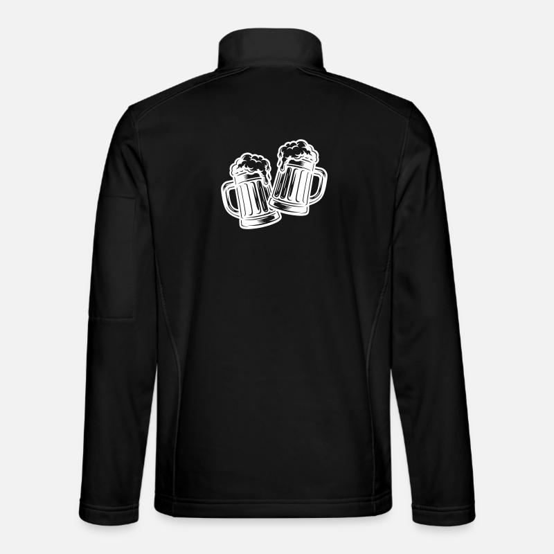 Toast beer Cheers - Unisex Softshell Jacket - black