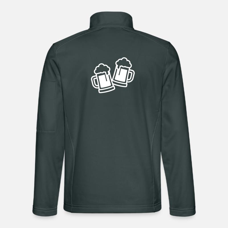 Bierglas Symbol Bier Unisex Softshelljacke