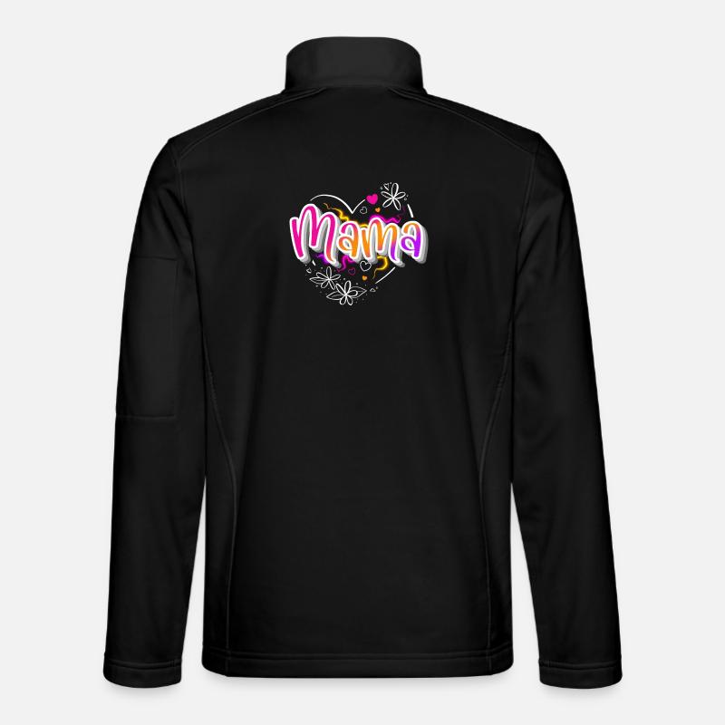 Mom - Unisex Softshell Jacket - black
