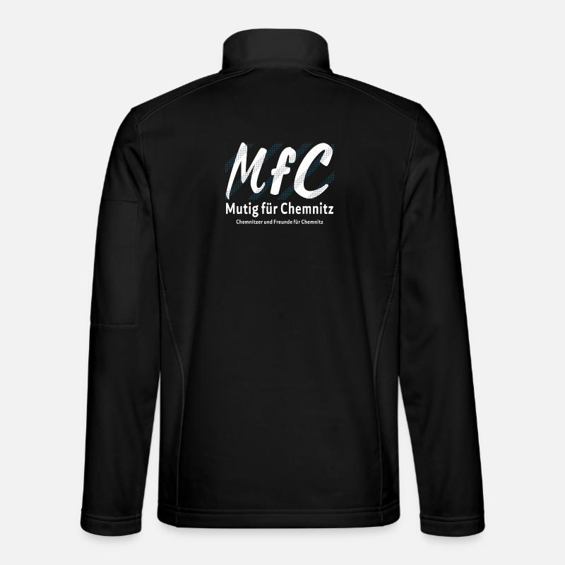 Chemnitz Courageux pour Chemnitz Veste en tissu softshell Unisexe