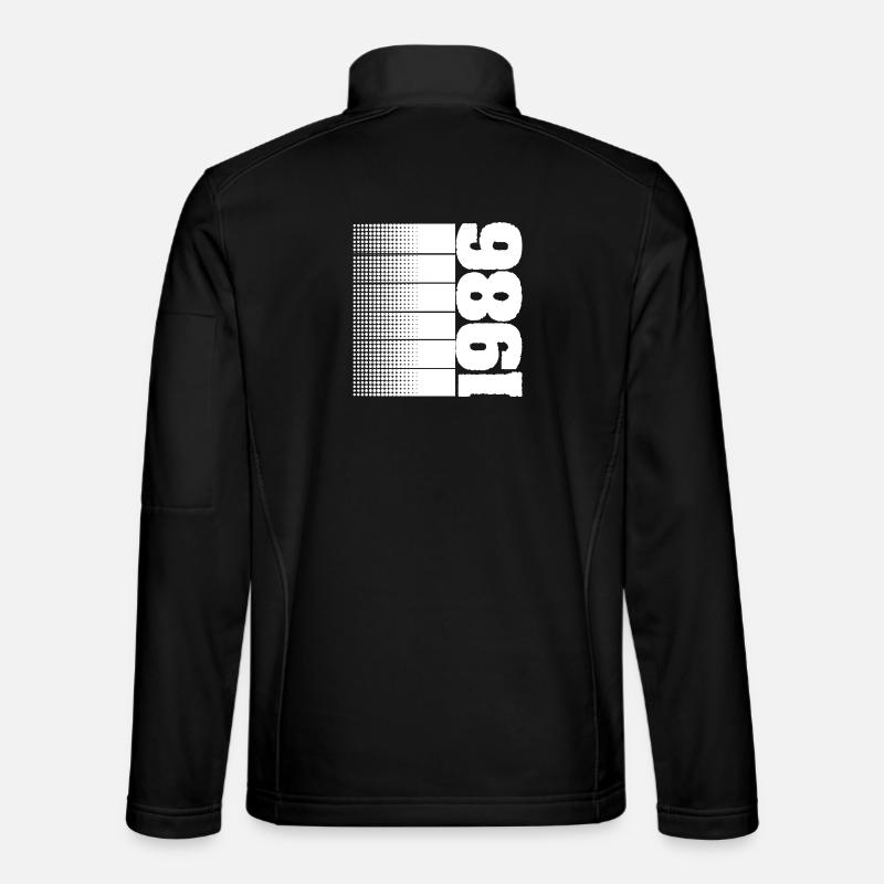 1986 - Unisex Softshelljacke - Schwarz
