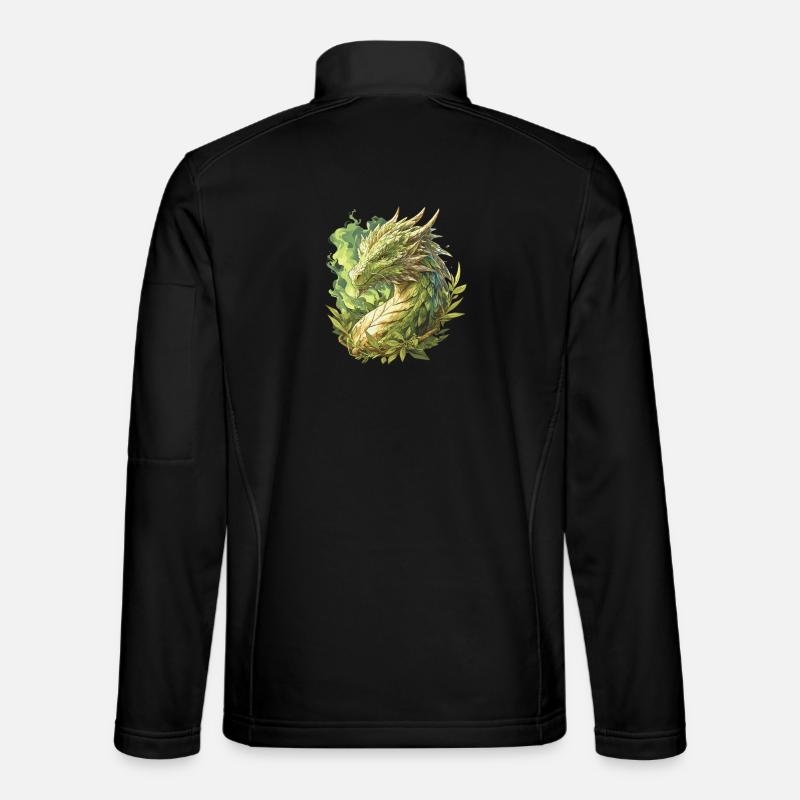 Dragon Dragon - Unisex Softshell Jacket - black