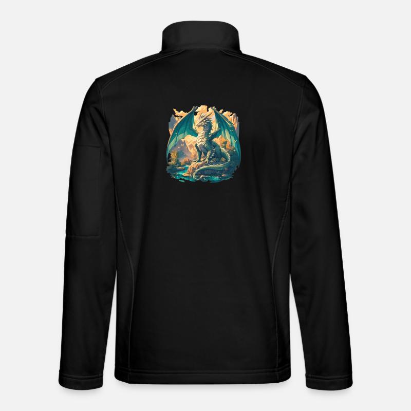 Dragon Dragon Veste en tissu softshell Unisexe