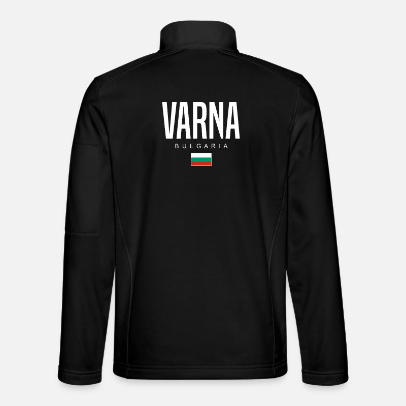Varna Bulgaria - Unisex Softshell Jacket - black