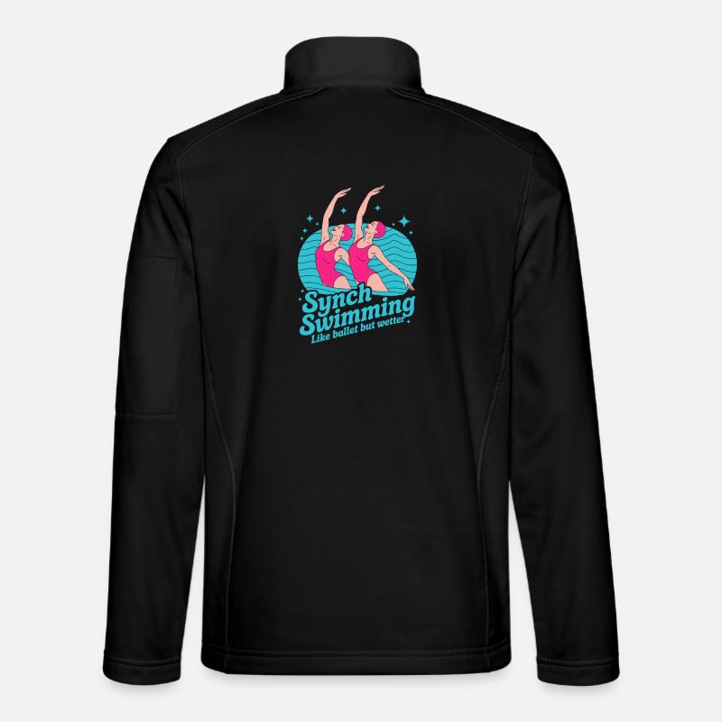 Synchronschwimmen Kunstschwimmen Wassersport - Unisex Softshelljacke - Schwarz