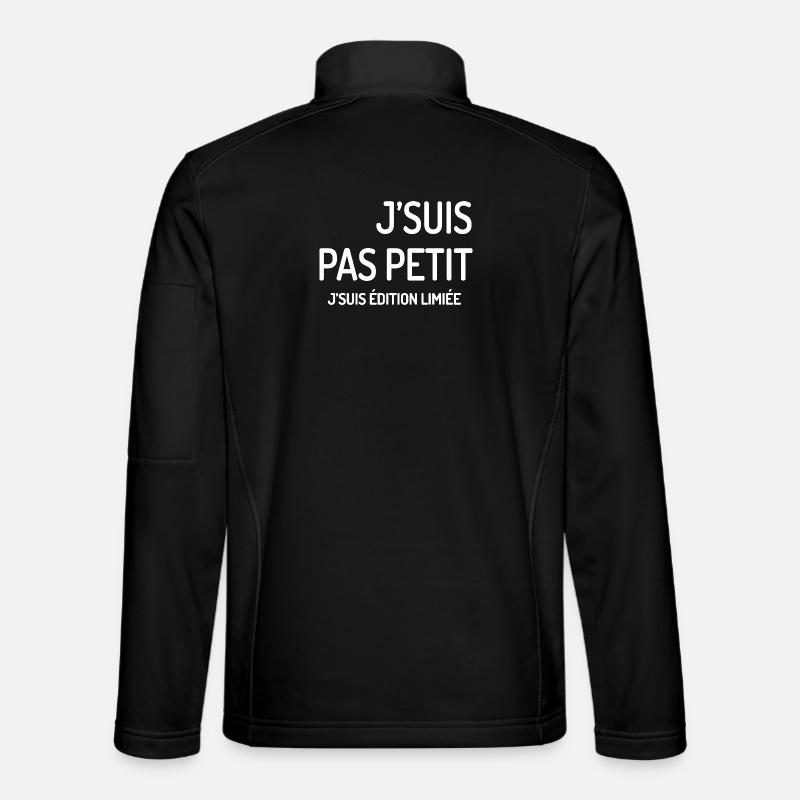 Limited Edition I'm Not Small - Unisex Softshell Jacket - black