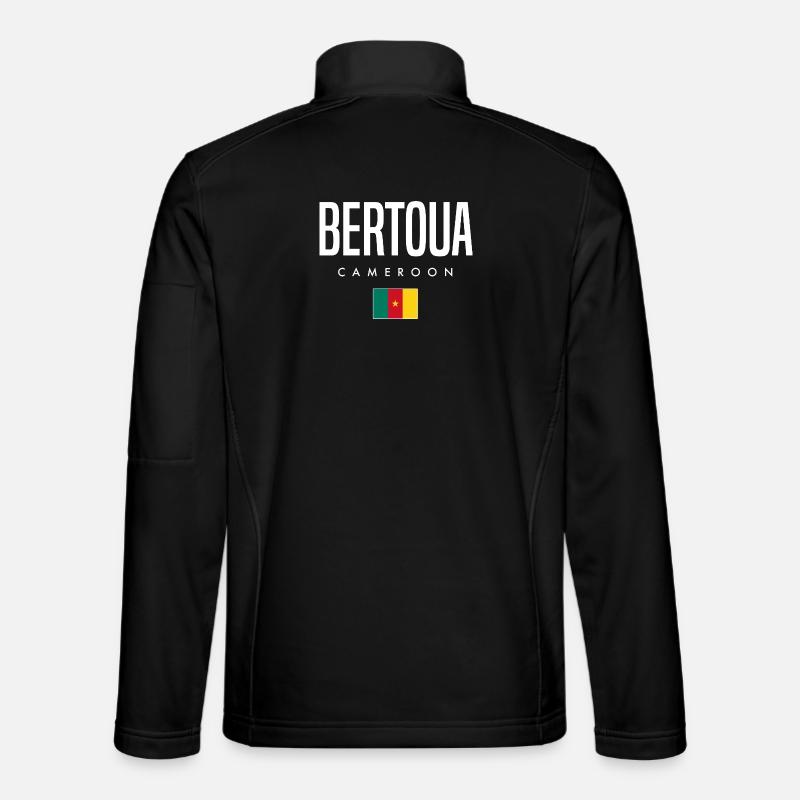 Bertoua Cameroon Cameroonian - Unisex Softshell Jacket - black
