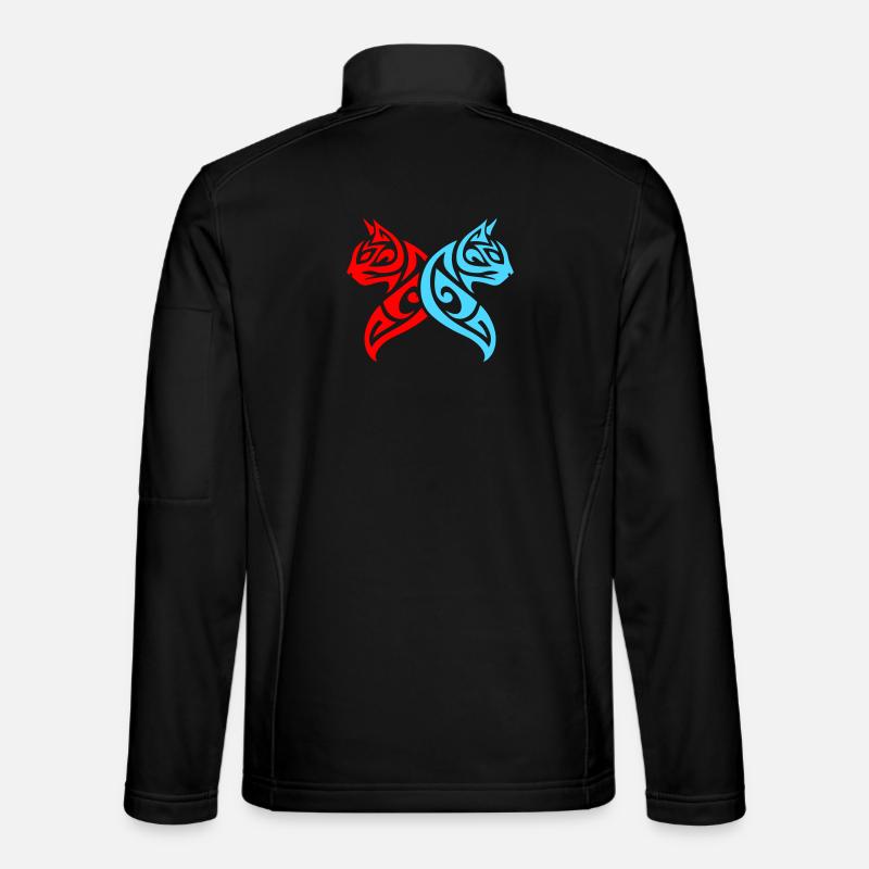 Cats Tribal Cat Design Unisex Softshell Jacket