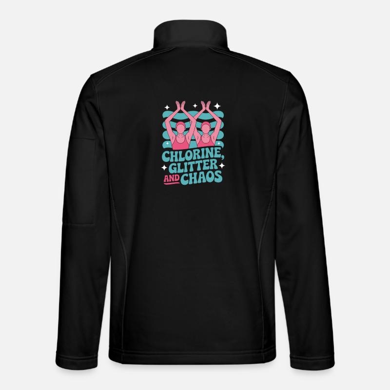 Synchronschwimmen Kunstschwimmen Wassersport - Unisex Softshelljacke - Schwarz