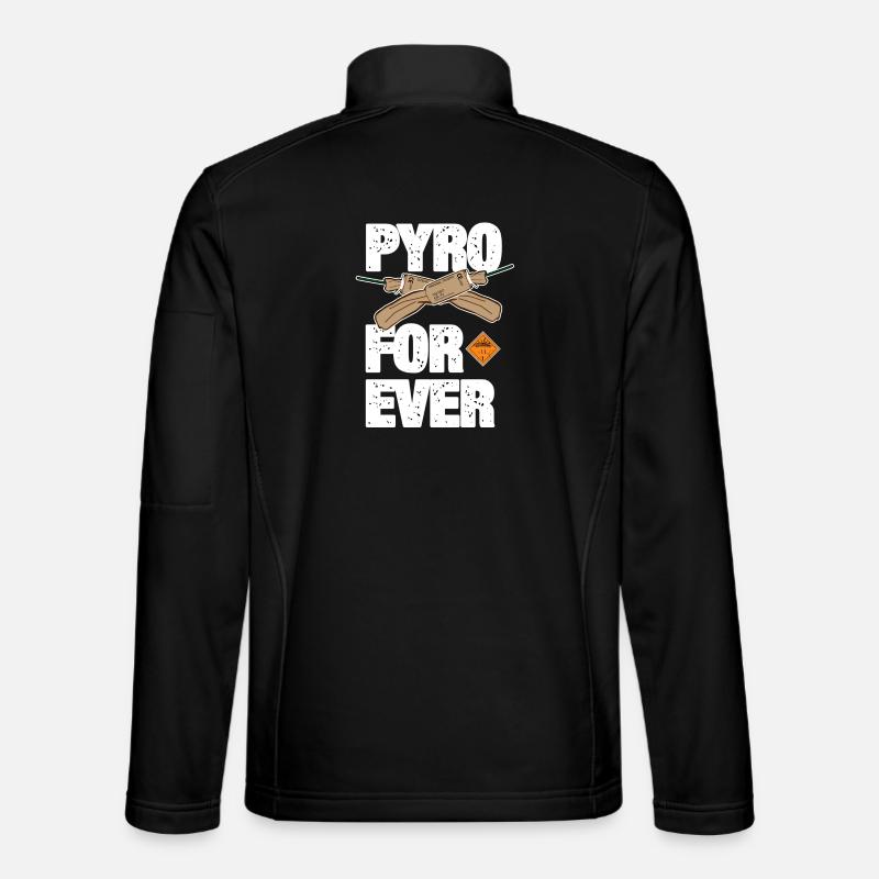 Pyro For Ever avec Trueno Veste en tissu softshell Unisexe