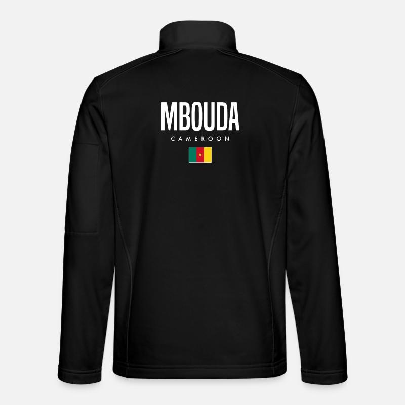 Mbouda Cameroon Cameroonian - Unisex Softshell Jacket - black