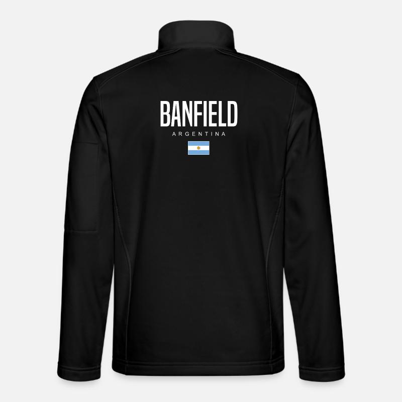 Banfield Argentinien Argentinier - Unisex Softshelljacke - Schwarz