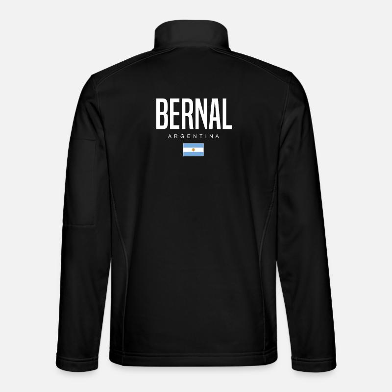 Bernal Argentina Argentinian - Unisex Softshell Jacket - black