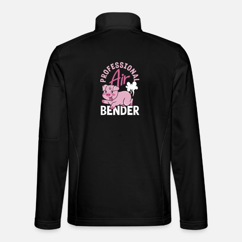 Öffentlicher Pfurz Lustig Unangemessen - Unisex Softshelljacke - Schwarz