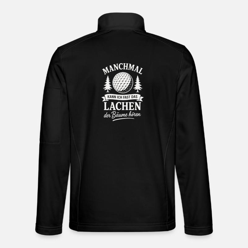 Fun Golf Golfer Golf Veste en tissu softshell Unisexe